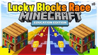 Lucky Block Race Download - Minecraft Education || 1.17+ screenshot 4