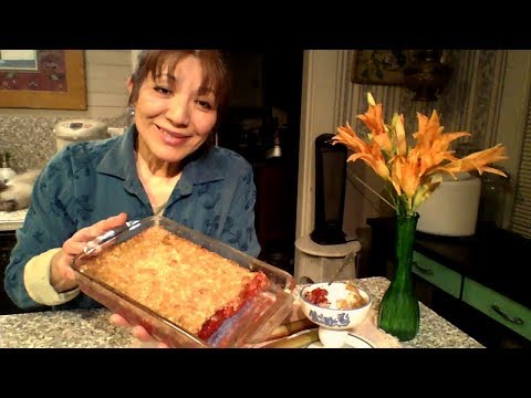 Rhubarb Raspberry Crisp
