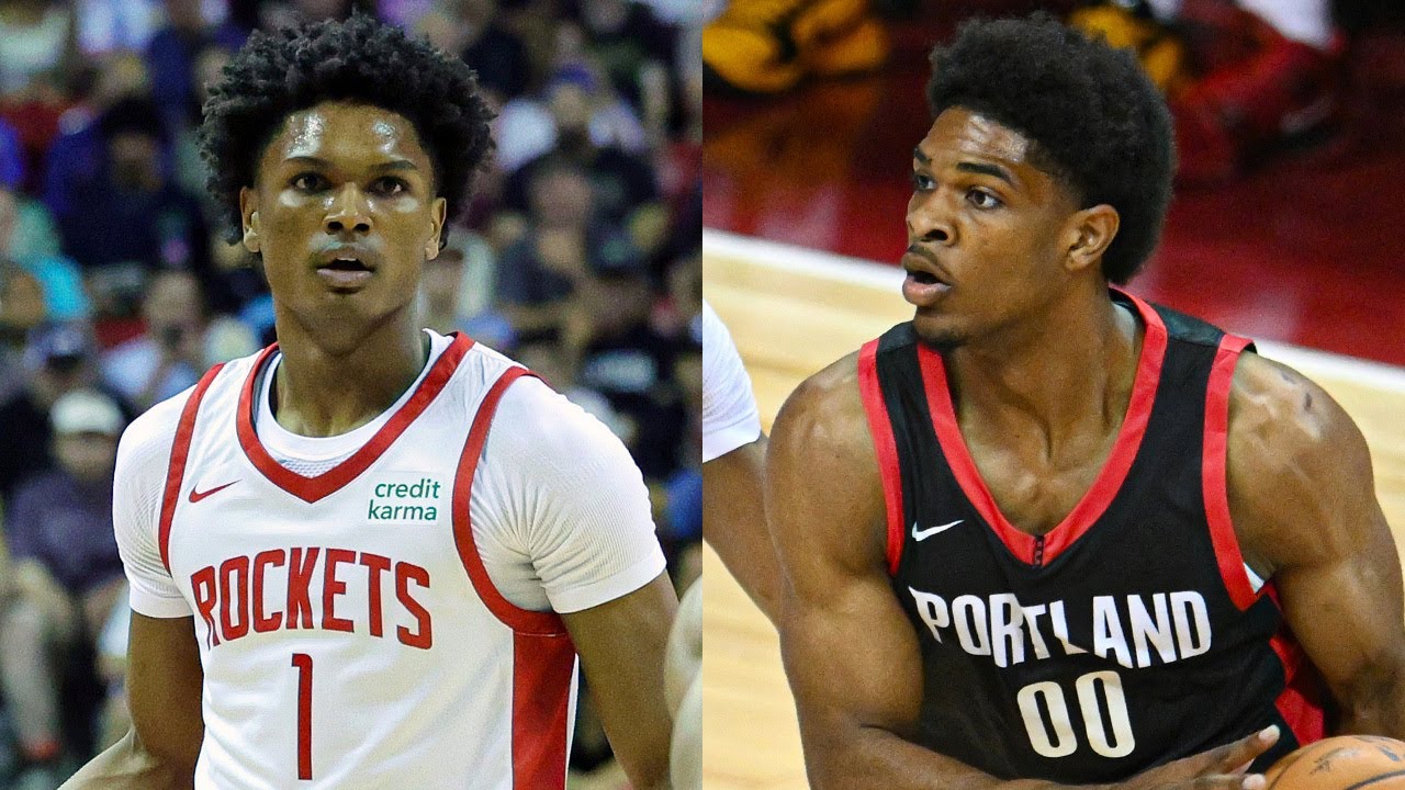 #3 Overall Pick Scoot Henderson & #4 Amen Thompson Trade Buckets Early In Their Summer League Debuts