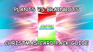 Opening Christmas Card Packs! All New Winter Mutations in Plants vs Brainrots ❄️🎄 @tongbos_en