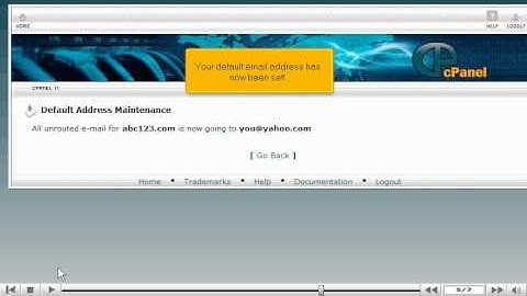 Create a default (catch-all) email account in cPanel | cPanel default email address