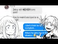 BNHA Texts - Lyric "Prank" Rap Battles of Akademi - Toga vs. Uraraka - CONTAINS SWEARING AND WEAPONS