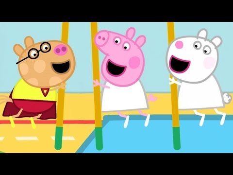 Peppa Pig Português Brasil | AULA DE GINÁSTICA 🎓Retorno à Escola 🚌HD | Desenhos Animados