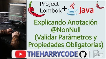 Curso Java - Lombok | Explicando Anotación @NonNull (Validar Parámetros y Propiedades Obligatorias)