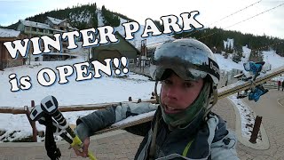 SKIING WINTER PARK 2021-2022 is ON!! (Top-Bottom Run, Terrain Park & Berthoud Pass Pow Status)