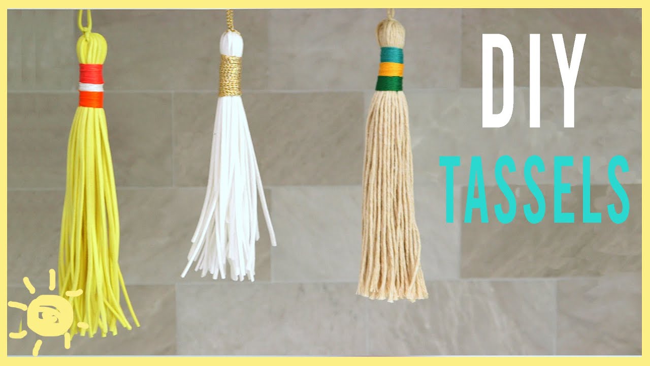 Mini DIY Tutorial – Tassel Jewelry 3 Ways — Sew DIY