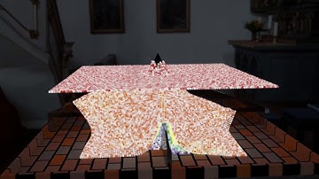 Molecular Script Cloth Falling On Blade Blender 2.77