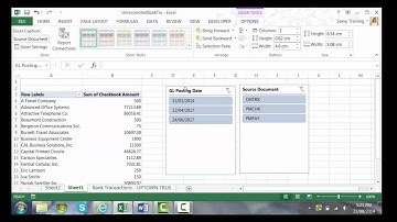 Dynamics GP Excel Tip: Filter Unreconciled Bank Transactions using Pivot Tables and Slicers