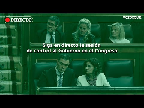 🔴 EN DIRECTO | Pleno en el Congreso de los Diputados con sesión de control al Gobierno