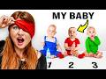 Can I Find My BABY Among 10 Others BLINDFOLDED рџЌј Can I Find My BABY Among 10 Others BLINDFOLDED рџЌј