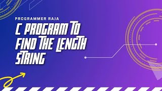 C program to find length of the string using pointer || Tutorial #31