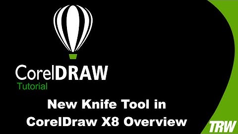 New Knife Tool in CorelDraw X8 Overview