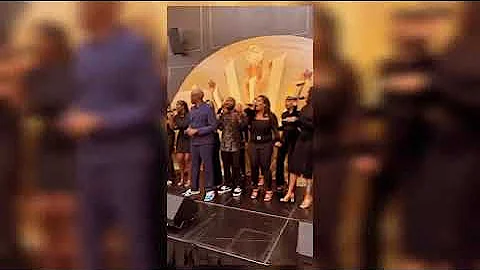 PASTOR TOBI:  Vibing to DAVIDO'S Stand Strong in church with  CUBANA CHIEF PRIEST