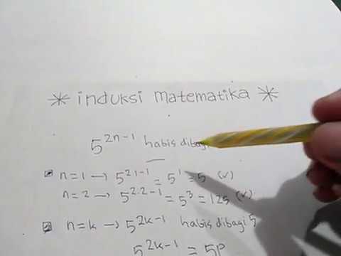 Soal Jawab Induksi Matematika Habis Dibagi 5 Youtube