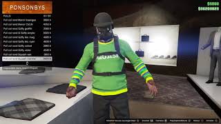 Gta 5 Online Comment Avoir Une Tenue De Rng Noir