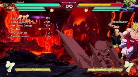 DBFZ: Bardock Non-Sparking Loops + Combo