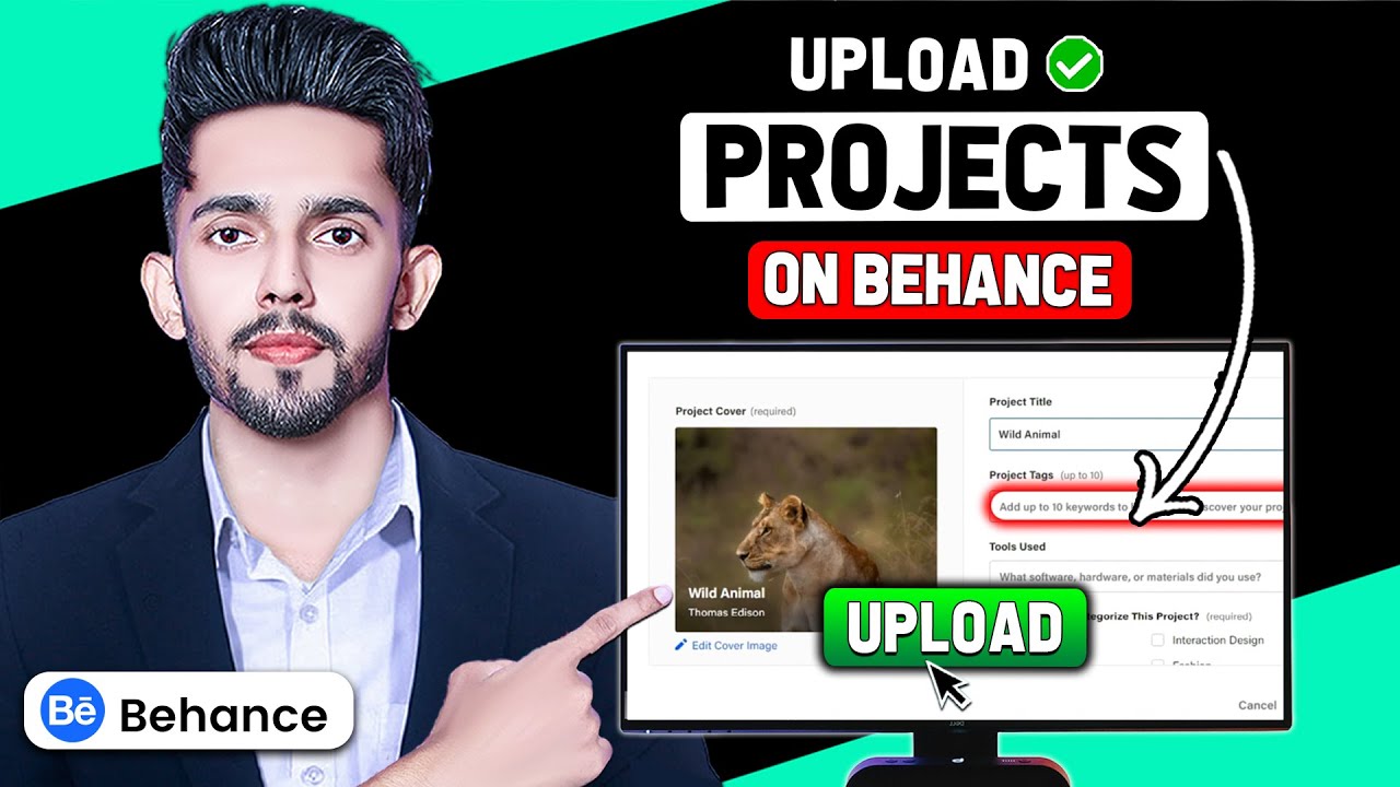 How to Upload Project or Design on Behance (2025 New Method) - YouTube
