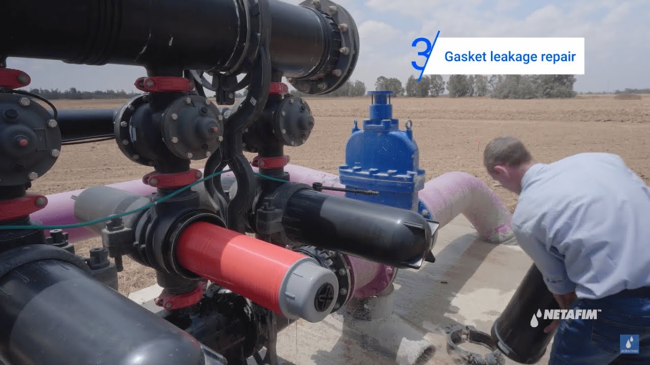 Spin Klin™ Disc Filter: How to Fix Cover Gasket Leakage | Netafim