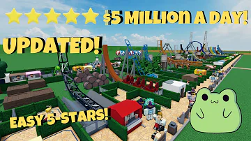 How to Make an *UPDATED* 5 STAR MONEY FARM! | Theme Park Tycoon 2