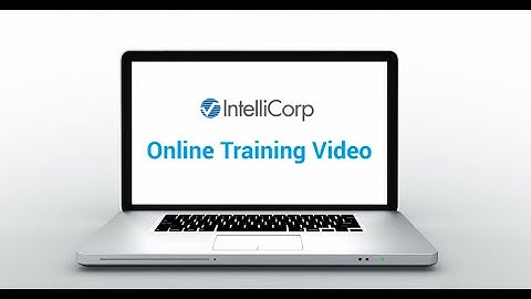 IntelliCorp Training - Reset Password