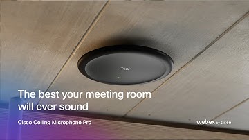 Cisco Ceiling Microphone Pro - The best your meeting room will ever sound