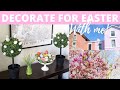 EASTER DIY DECOR 🐣 DECORATE WITH ME 🏡 LONDON IN BLOSSOM 🌸 & TIME FOR A BREAK 🥲 MR CARRINGTON