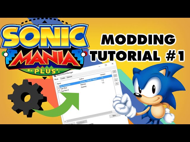 Sonic Mania Plus Modding Tutorial #1 - How to Install Mods and