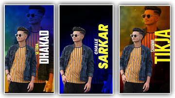 How to make new light effect status video || Kinemaster Attitude light effect video editing.