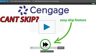 Cengage: how to SKIP unskippable cengage training modules screenshot 4