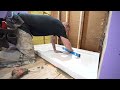 How to Install a Shower Pan Base | PLAN LEARN BUILD