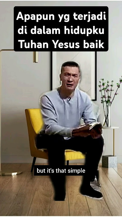 Apapun terjadi ku selalu berkata TuhanYesus baik - Philip Mantofa - Rohani Kristen - Roh@ni Kristen