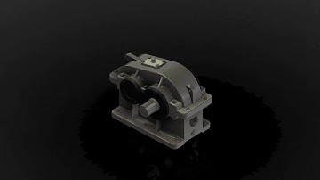 Mô phỏng hộp giảm tốc 1 cấp bánh răng trụ răng xoắn