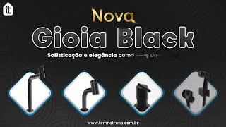 Novidade Na Tem Na Trena Linha De Metais Gioia Black.