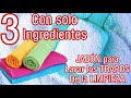 💥 CON SOLO 3 INGREDIENTES TUS TRAPOS - PAÑOS DE LA LIMPIEZA, TRAPEADOR  SIN MANCHAS Y MAL OLOR