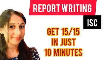 ISC REPORT WRITING 2023-24 |Official Format| Easy and Simple way to score 15/15 Marks #isc #english