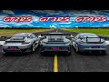 DRAG RACE! PORSCHE GT2 RS VS 992 GT3 RS VS GT4 RS!