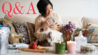 質問全部にお答え！子供は？初婚？旦那さんはどんな人？から、猫についてまで