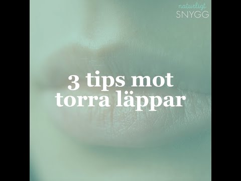 Video: 3 sätt att förhindra torra spruckna läppar