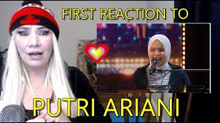 FIRST REACTION TO PUTRI ARIANI! GOLDEN BUZZER AGT!