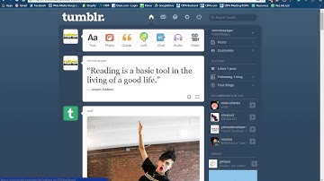 Connect Social Media to Tumblr