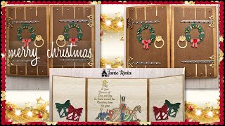 Horizontal Gate Fold Christmas Card