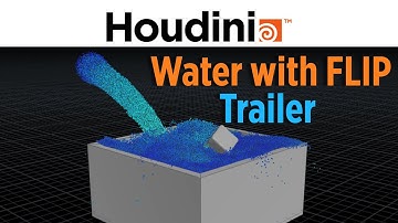 Houdini : Water with FLIP(Trailer)