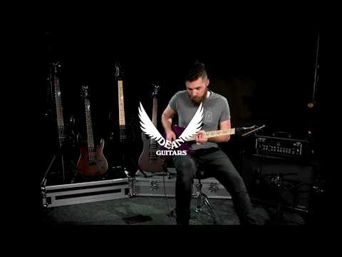 Dean Custom Zone II Floyd Electric Guitar, Purple | Gear4music Demo