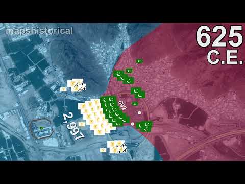 Battle Of Uhud In 1 Minute Using Google Earth 