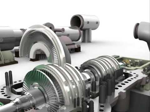 스팀터빈 조립 설치 , Assembly of Steam Turbine HP IP