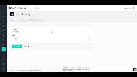 cara menggunakan data ruang SIM Sekolah