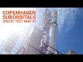 Static Test of Copenhagen Suborbitals HEAT-2X Rocket