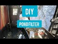 DIY (Pond Filter) Made From Trash Can Easy and Cheap!!!