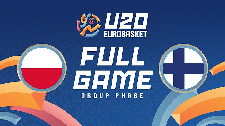 Group Phase | Poland v Finland | Full Basketball Game | FIBA U20 EuroBasket 2025