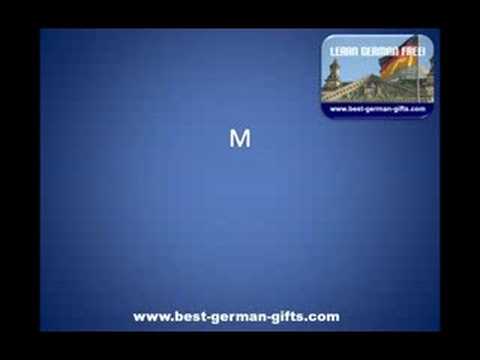 german alphabet - YouTube